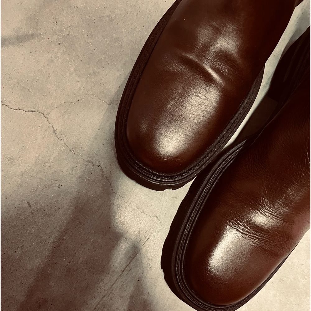 Genuine leather Zara knee high boots
